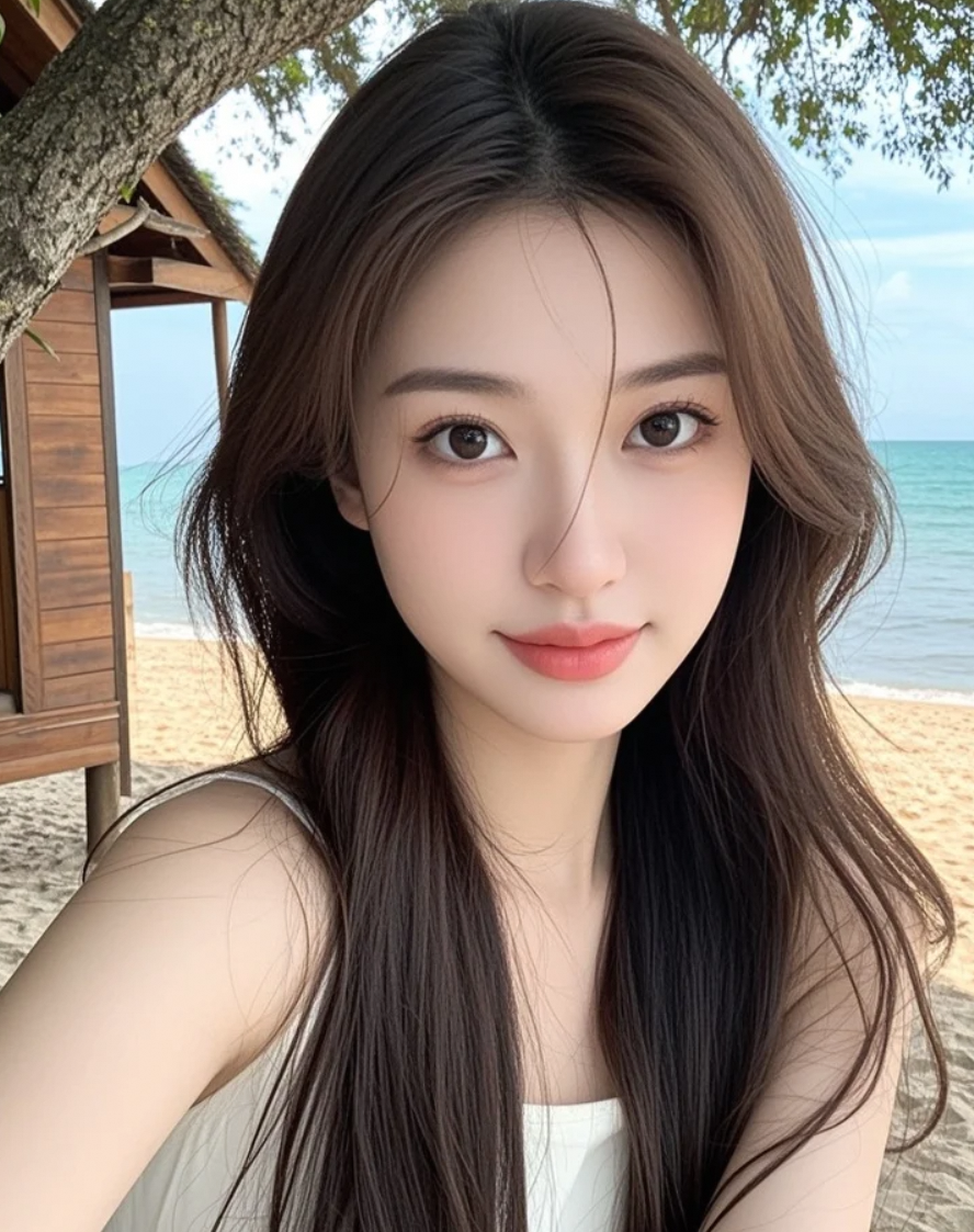 阳光洒肩头，自拍一张，美吗？