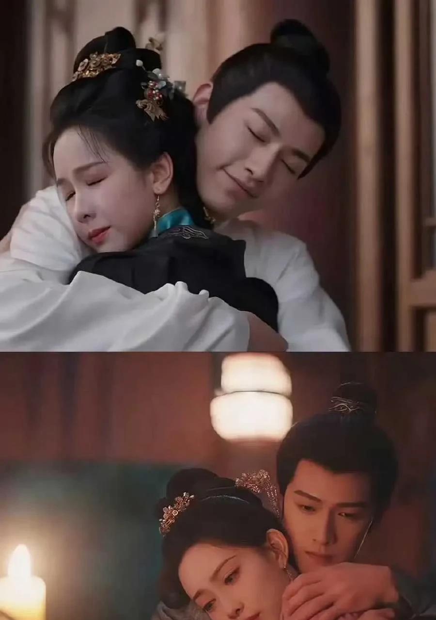 不得不佩服现在男女演员脖子真长，好像长颈鹿一样的拥抱。