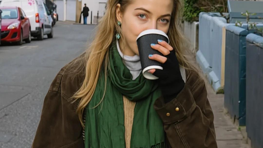 告别单调！今年流行绿色+棕色，太显白了