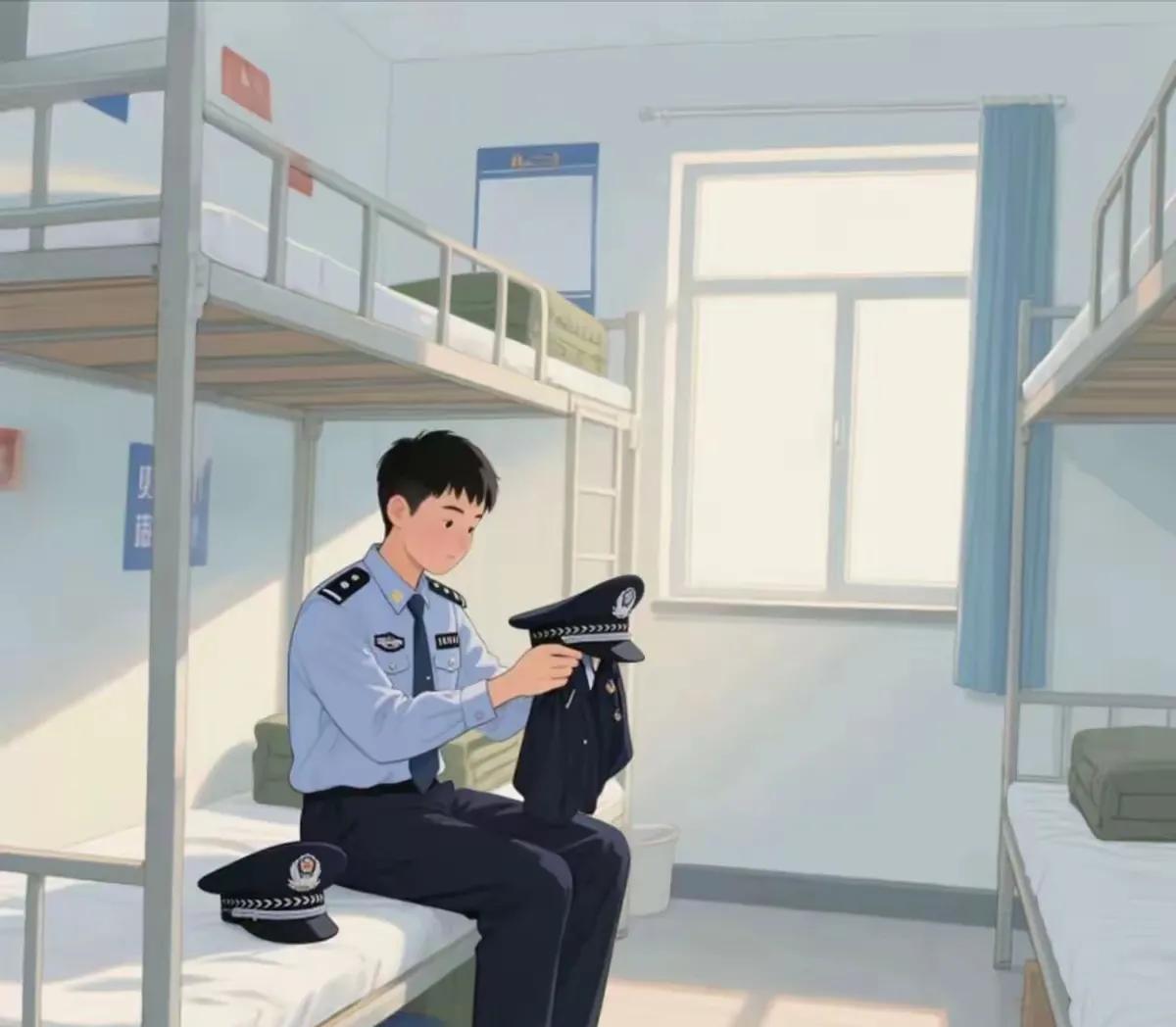 去年家有警校生通过公安联考顺利入境，笔试面试体检体测政审关关难过关关过，如今已经
