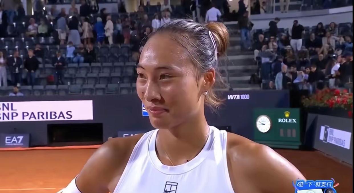 恭喜钦文，翻过了职业生涯中的一座高峰！
之前6次对阵全败，这次拿下真的太不容易了
