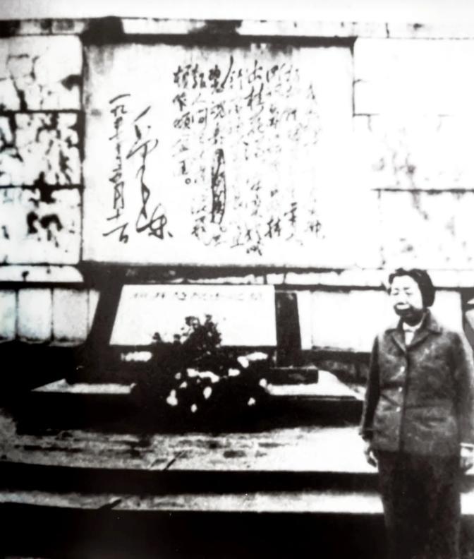 这是1977年5月8日，邓颖超祭奠杨开慧烈士的留影，她们俩曾有过一面之缘。
19