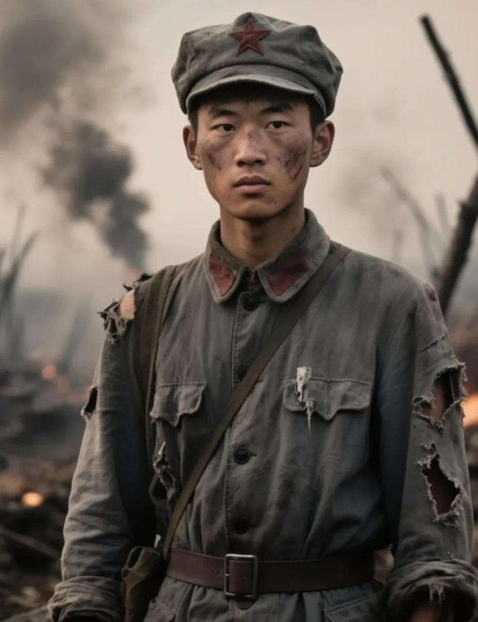 1937年，一敌营长让人端来一盆开水，狞笑着把一西路军战士的脚按了进去。战士被烫