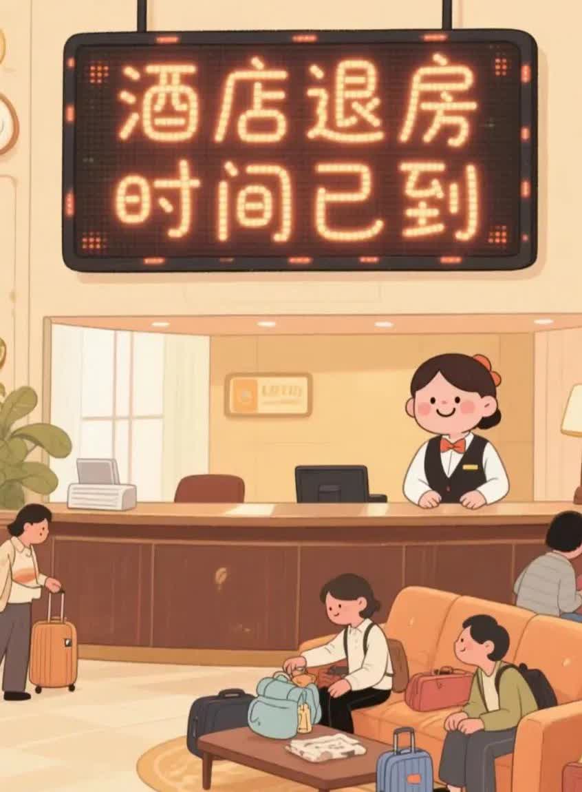 广州一男子凌晨6点入住酒店，交了一天房费，结果中午2点就被要求退房！
 男子找