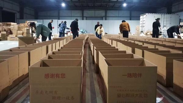 阜南县郜台乡：“千余份”优质特色农产品大礼包奔赴省城