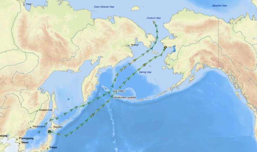 加拿大媒体于7月22日证实，加拿大军方和海岸警卫队正密切监视一艘中国科考船，这艘