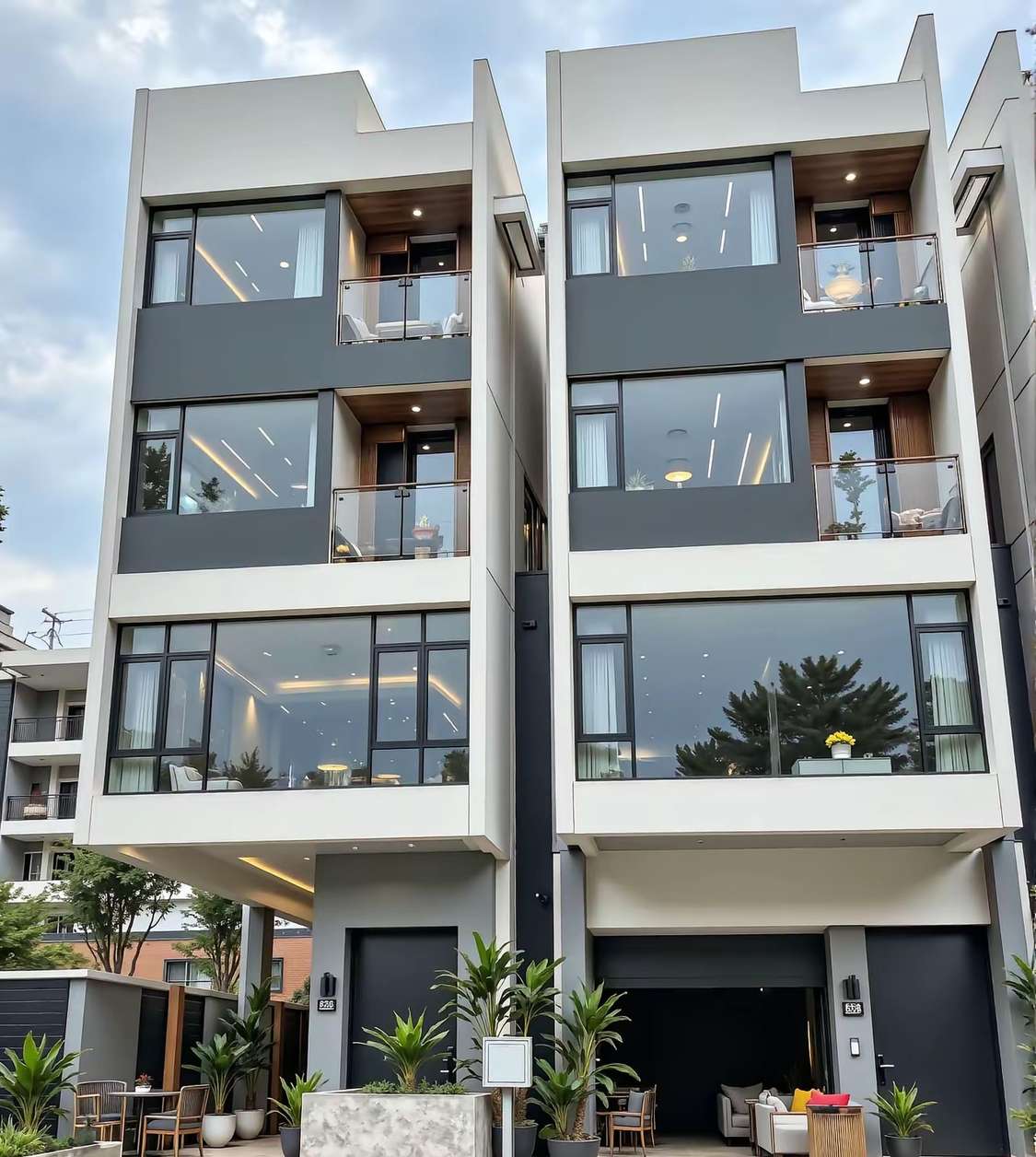 两兄弟一起努力建的房子，隔墙不隔心