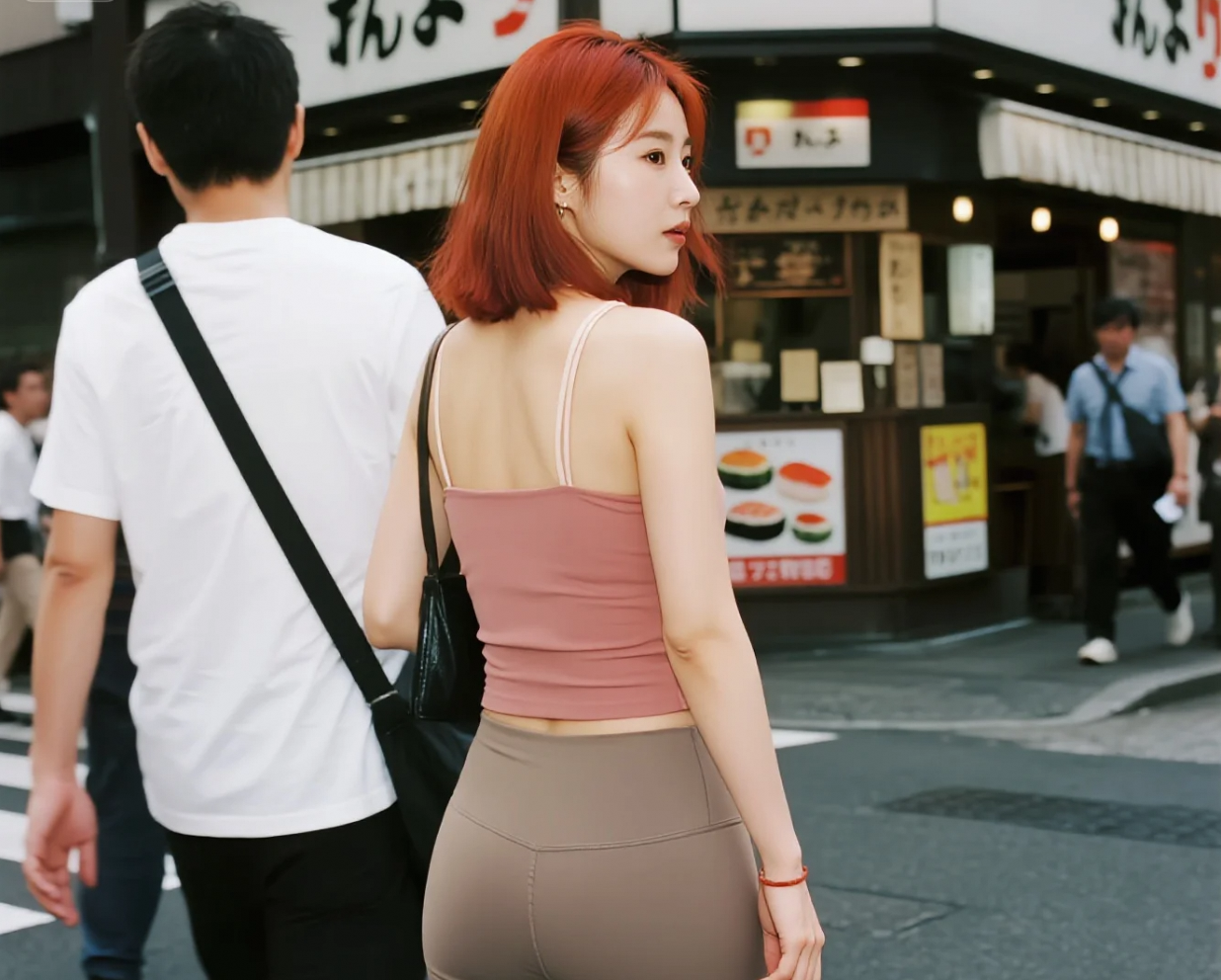 寿司与拉面的独特魅力：东京小姐姐们的美食街拍