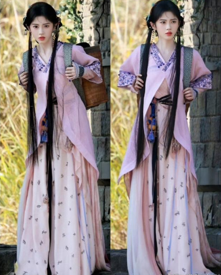 鞠婧祎古偶路透，妆造真下足了功夫

