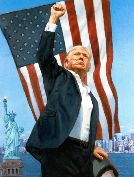 普京送给特朗普的肖像画公开了，为什么是现在才曝光？

早在今年3月份的时候，就有