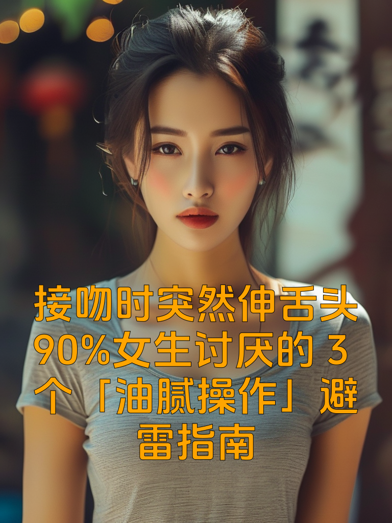 接吻时突然伸舌头？90%女生讨厌的3个「油腻操作」避雷指南