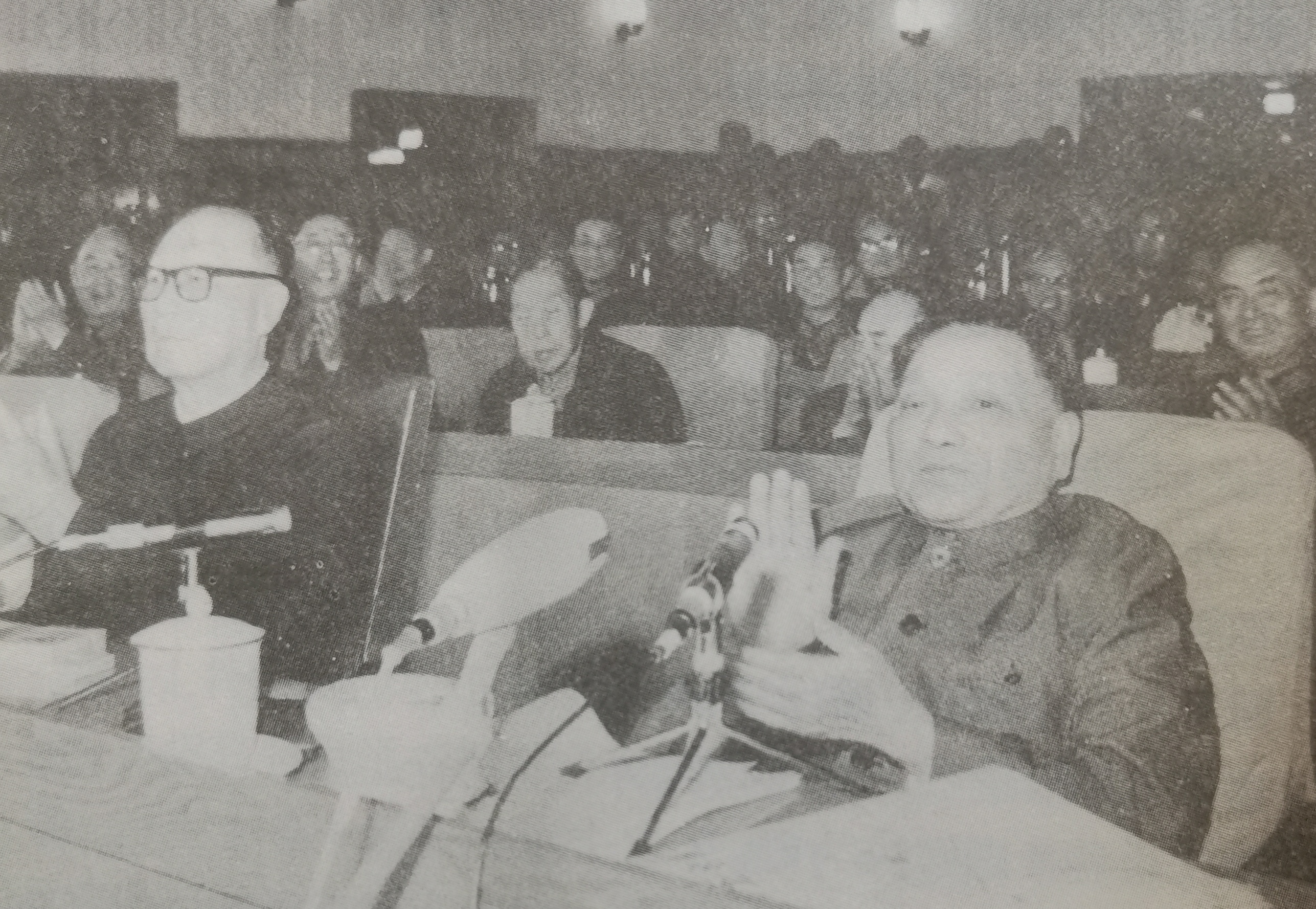 1966年运动兴起，军队有两位领导干部批判邓小平，还把发言稿送给聂荣臻审查。聂荣