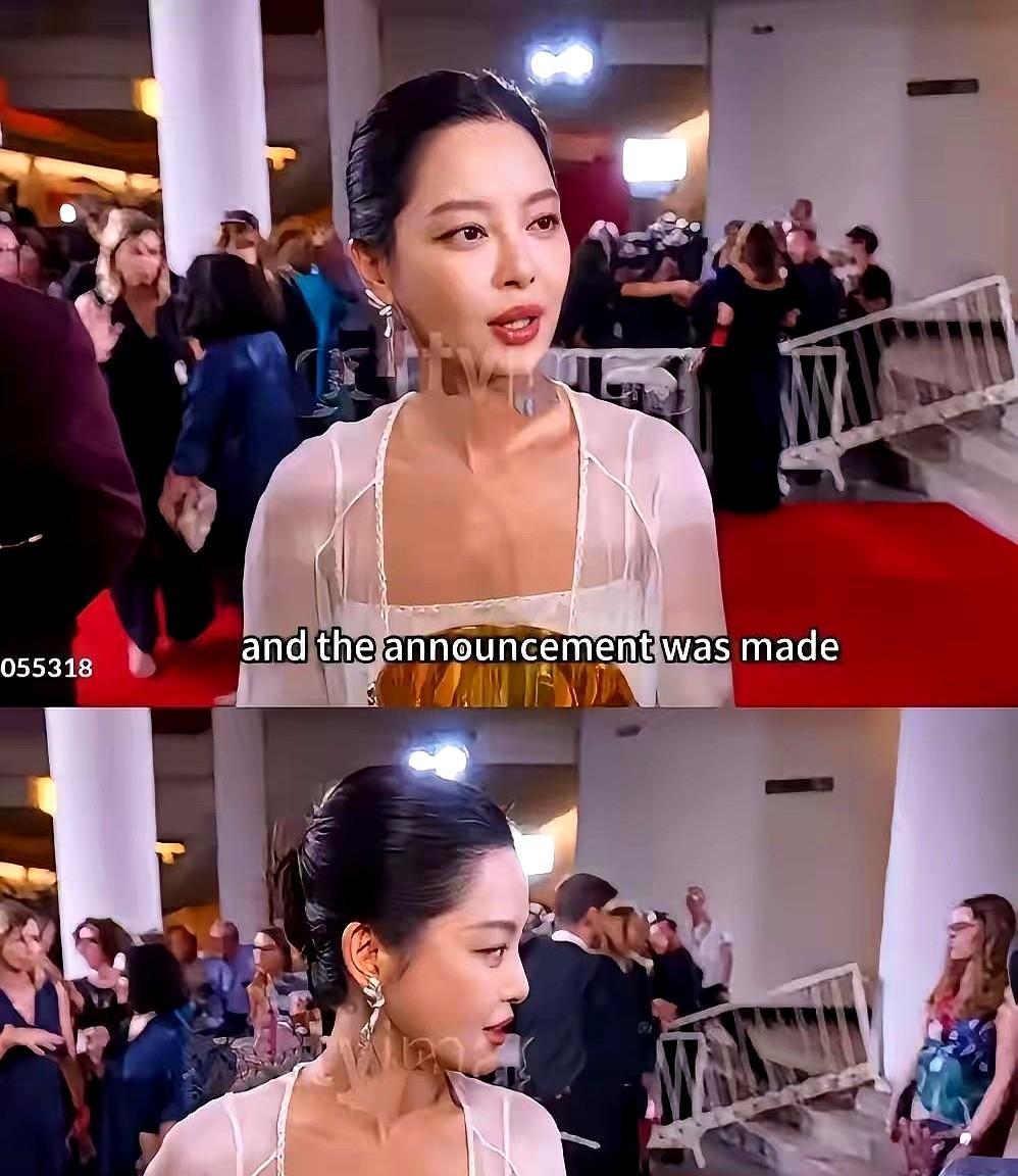威尼斯影后发布会，辛芷蕾一句“啥玩意儿？”把英语提问顶回去。
网友炸锅：@阿九说