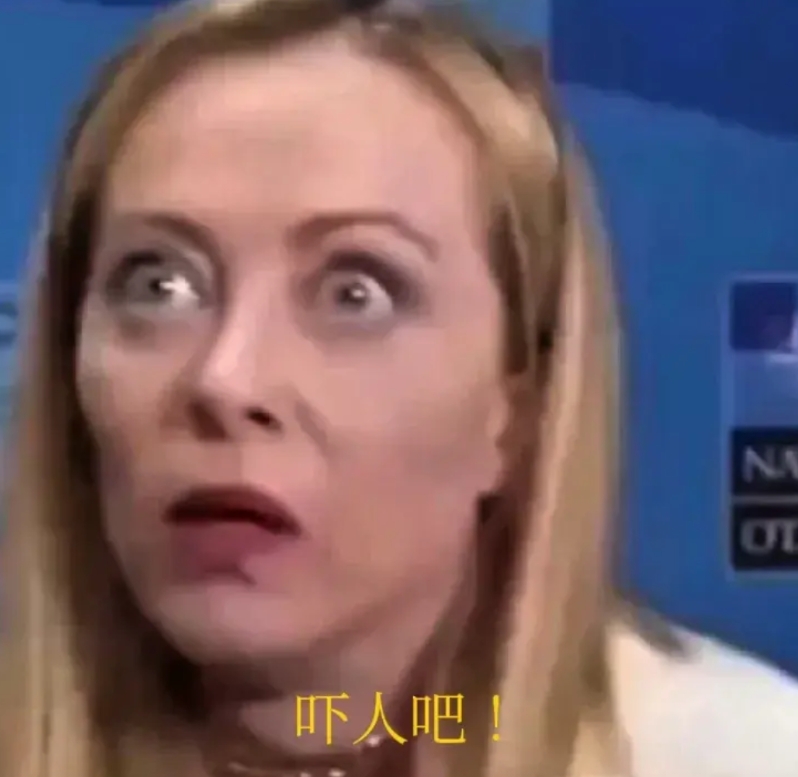 有人说梅洛尼漂亮，可在我看来，她那双所谓的“死鱼眼”就透着股子不善。
就拿她向马