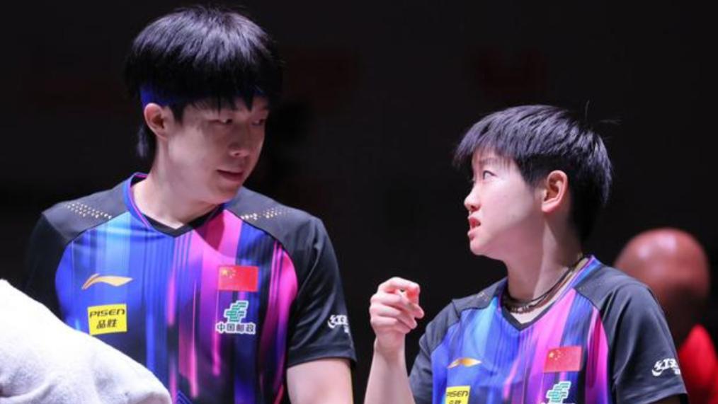 乒乓总决赛：国乒混双开门红！“莎头”大获全胜，狂轰3-0过关