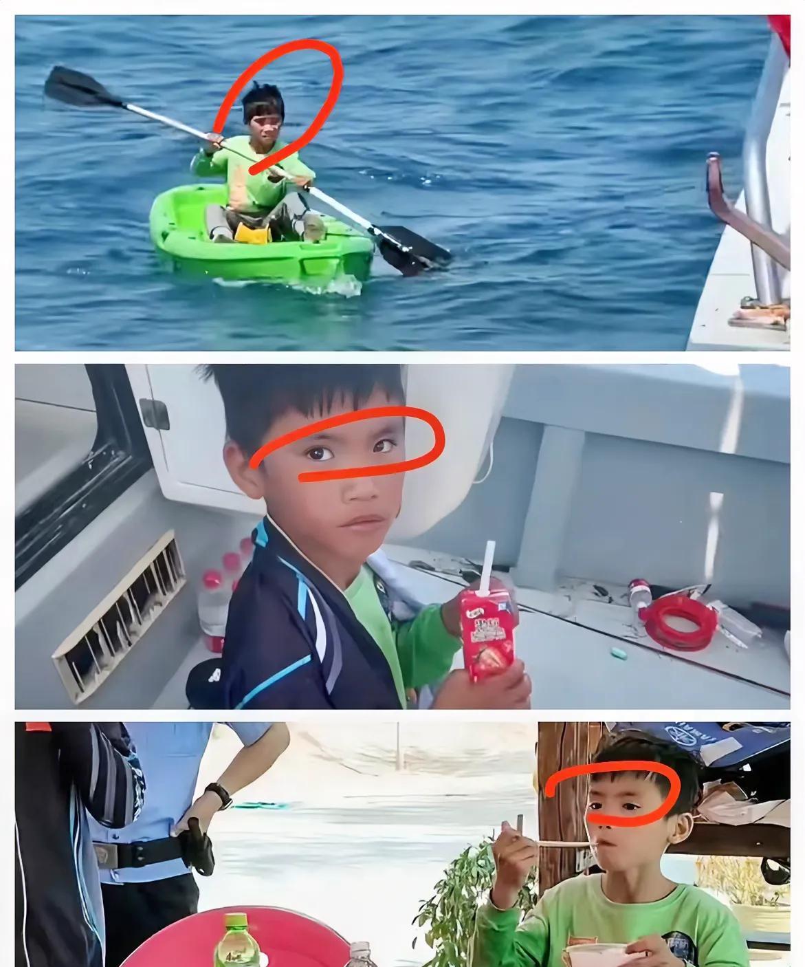 小孩哥被救上岸后，我却发现几个细节：第一，小孩哥家庭条件很好，无论从衣着打扮来看