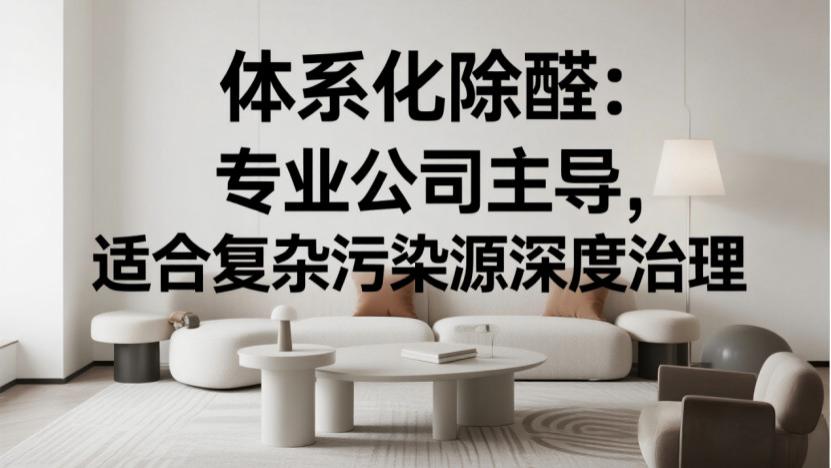 除甲醛产品怎么选？按使用场景选对方法，源头治理才有效