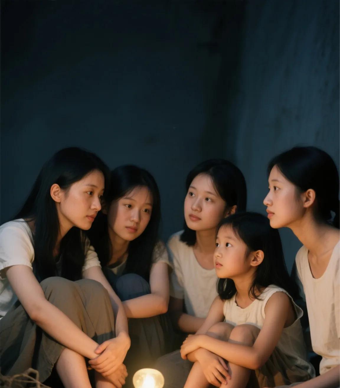 七个女娃的日常：贫寒中，抱团点亮生活微光我生第七个女娃那天，汗水和泪混着往下流，