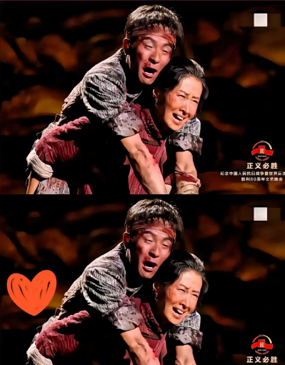 九三文艺晚会
最让人惊喜的演员出现了！
​不是歌舞表演台词都全能的张翰，而是老戏