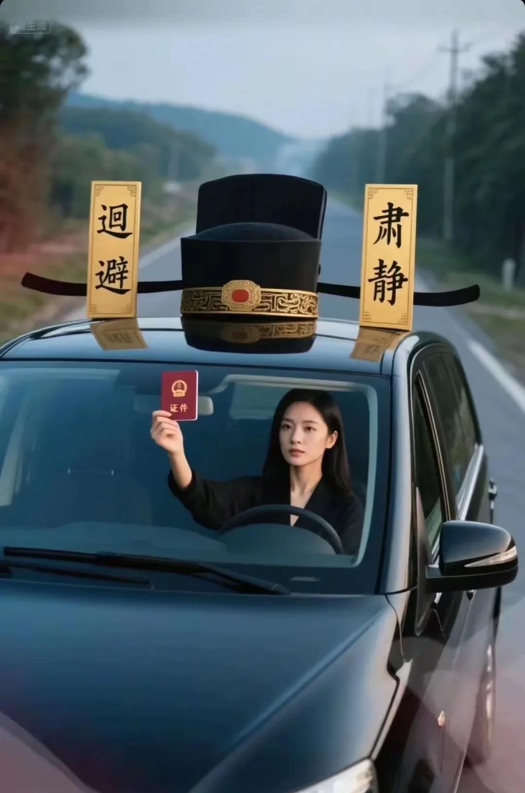 [捂脸][捂脸]最佳编剧奖
实力媒体辟谣了，女车主拿的证件是他老公的，本人非公务