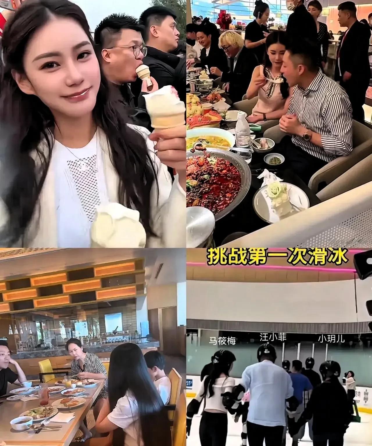 北京之行之前，小汪和小梅把快乐分享了一遍，霖霖和玥儿也快乐了一遍。
生活安排妥当