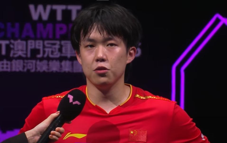王楚钦赢了松岛后，记者被王楚钦的回答搞懵了！
记者问：
接下来将会面临更强的对手