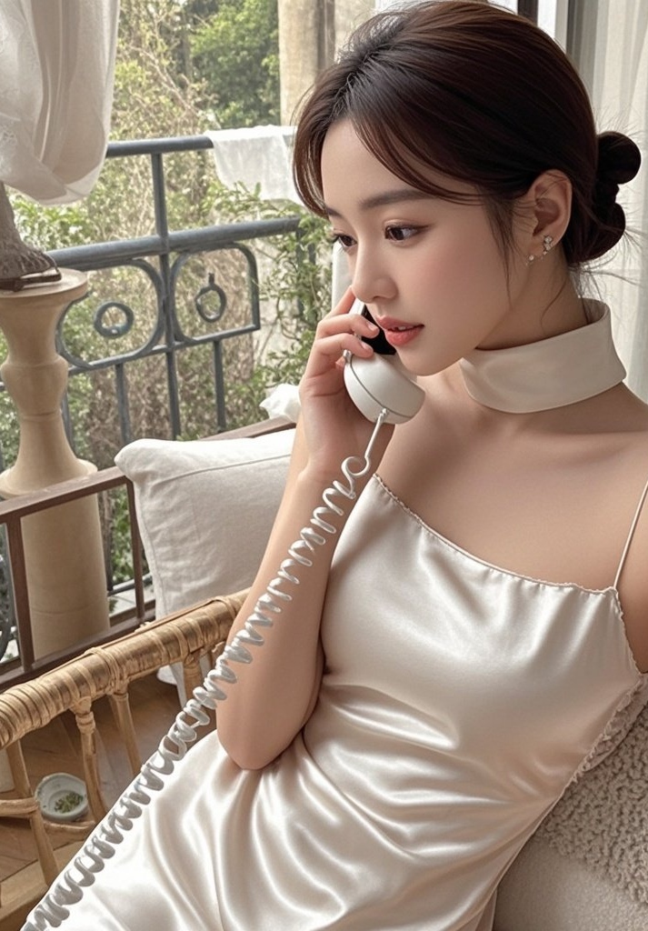 丰盈体态真丝衬，一笑倾城摄心魂