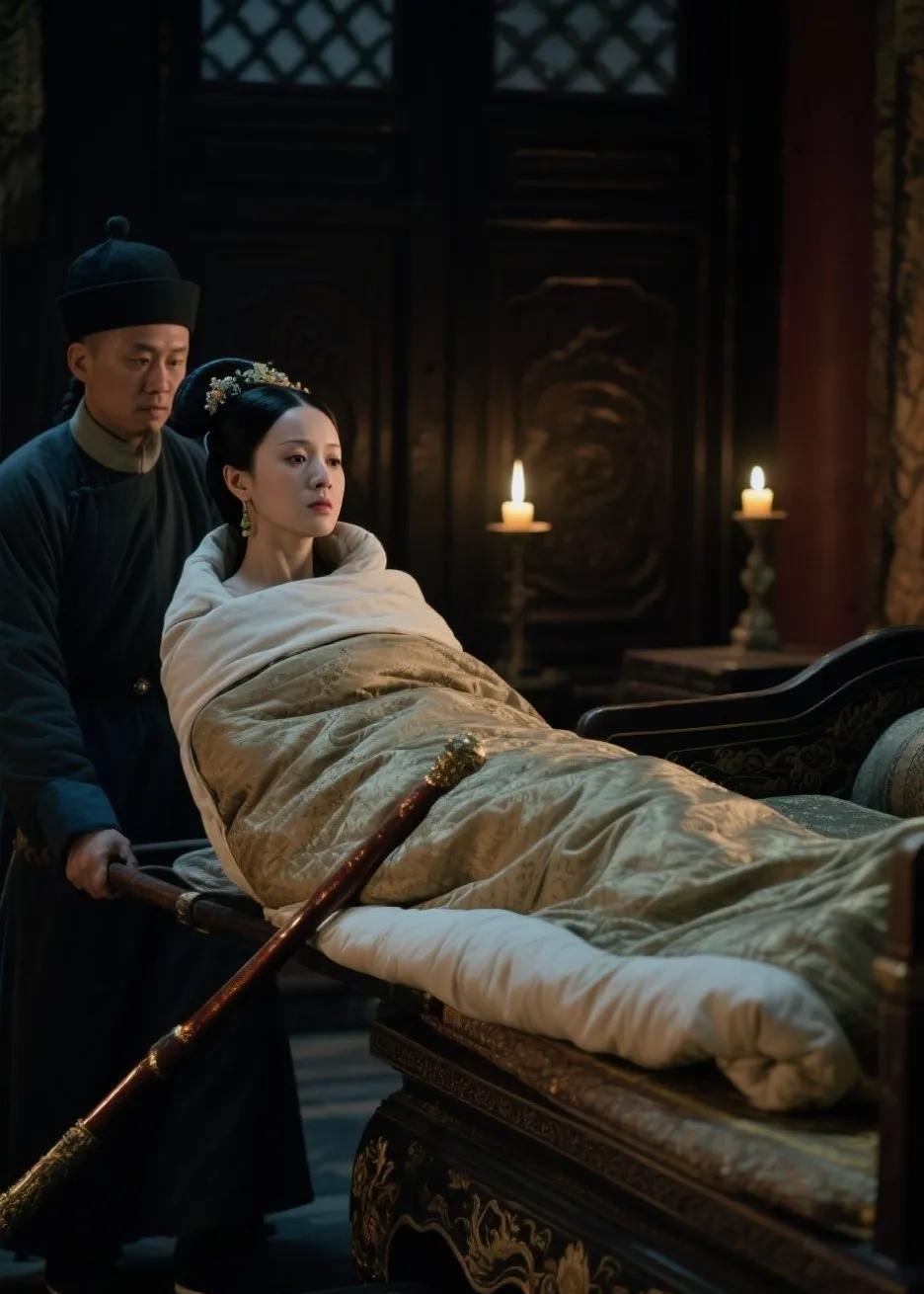 妃子被抬上龙床后最怕什么？不是皇帝，而是枕边那根油光发亮的棍子。
这根棍子，放在