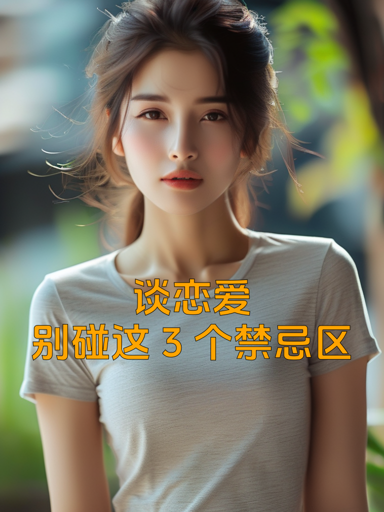 谈恋爱，别碰这3个禁忌区