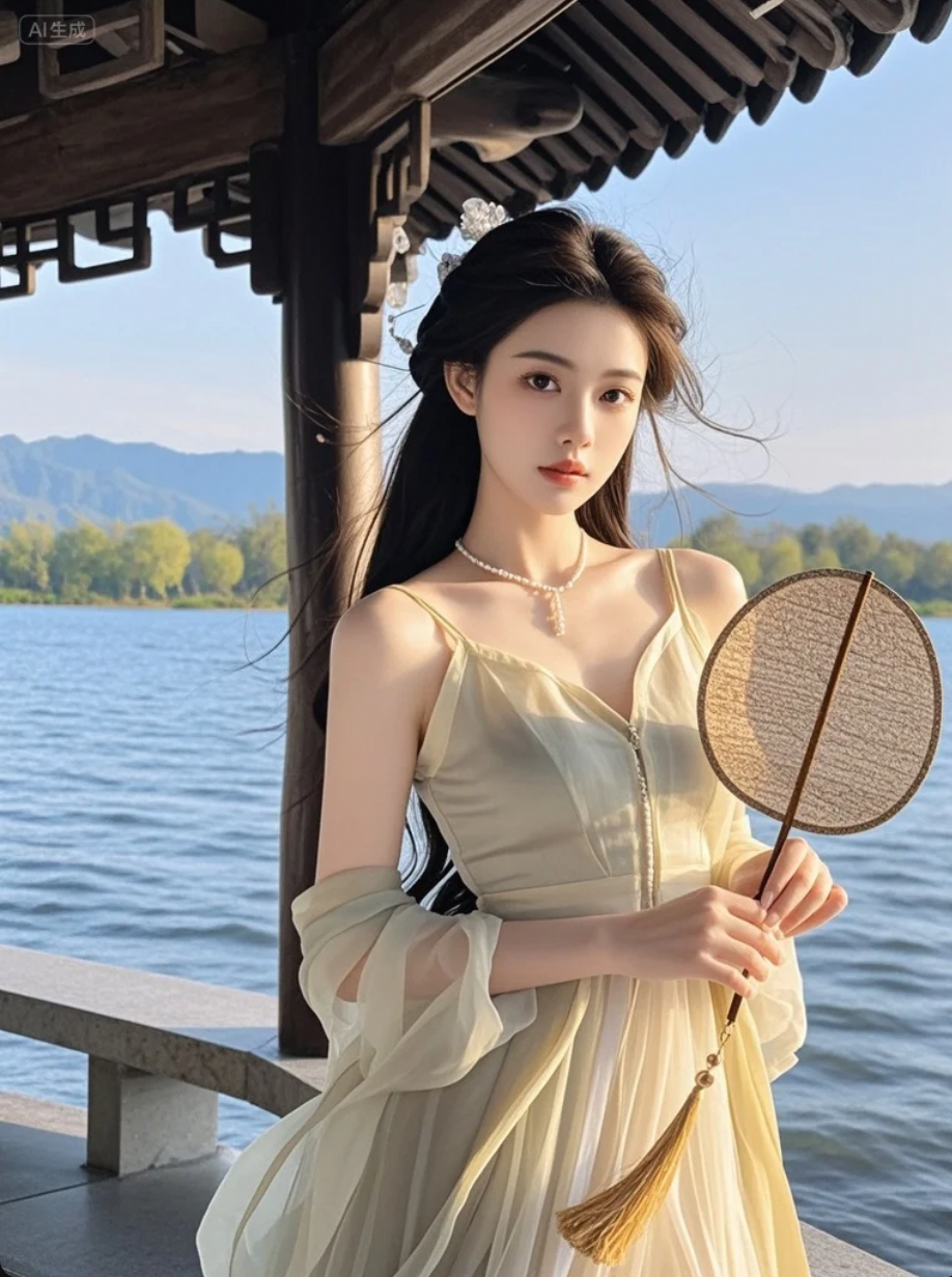 她的美，是古风里的温柔乡