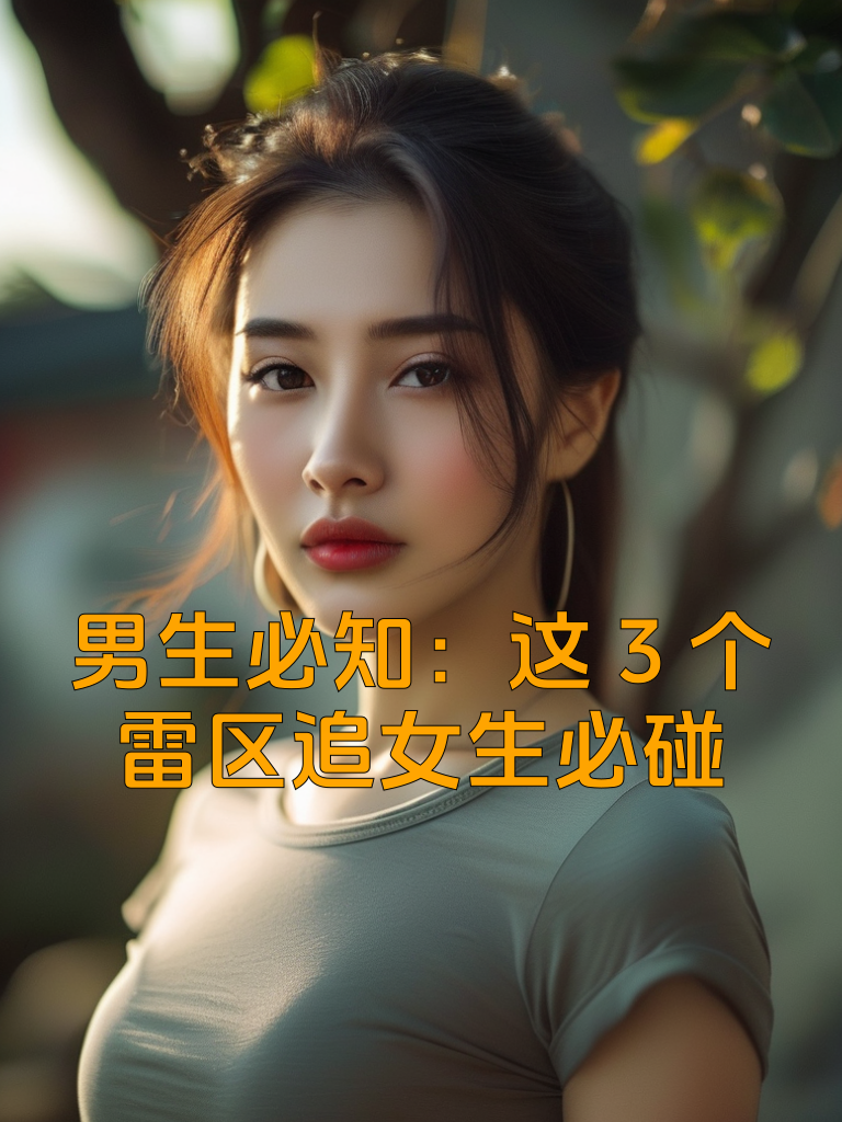 男生必知：这3个雷区追女生必碰
