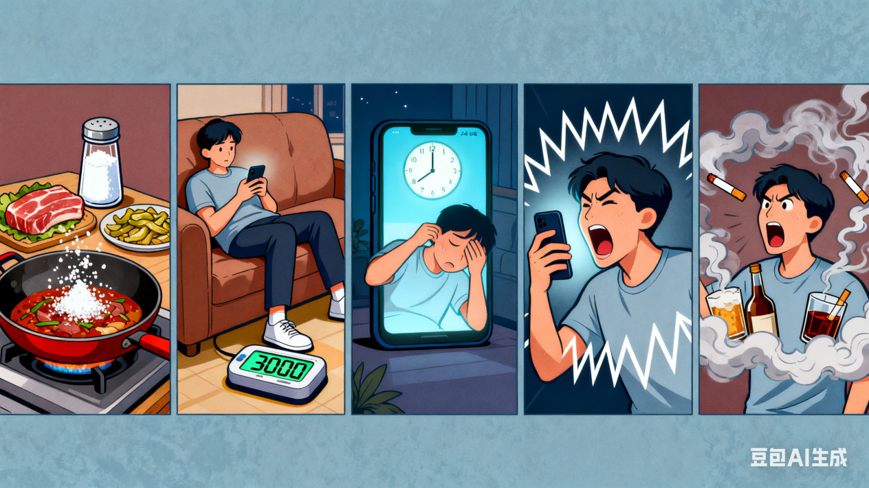 血管堵没堵？看这4点就够了！