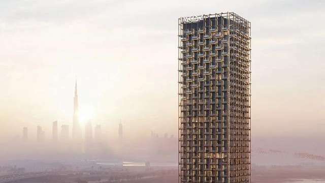 42层！扎哈事务所超高层新作：迪拜“交响塔”
