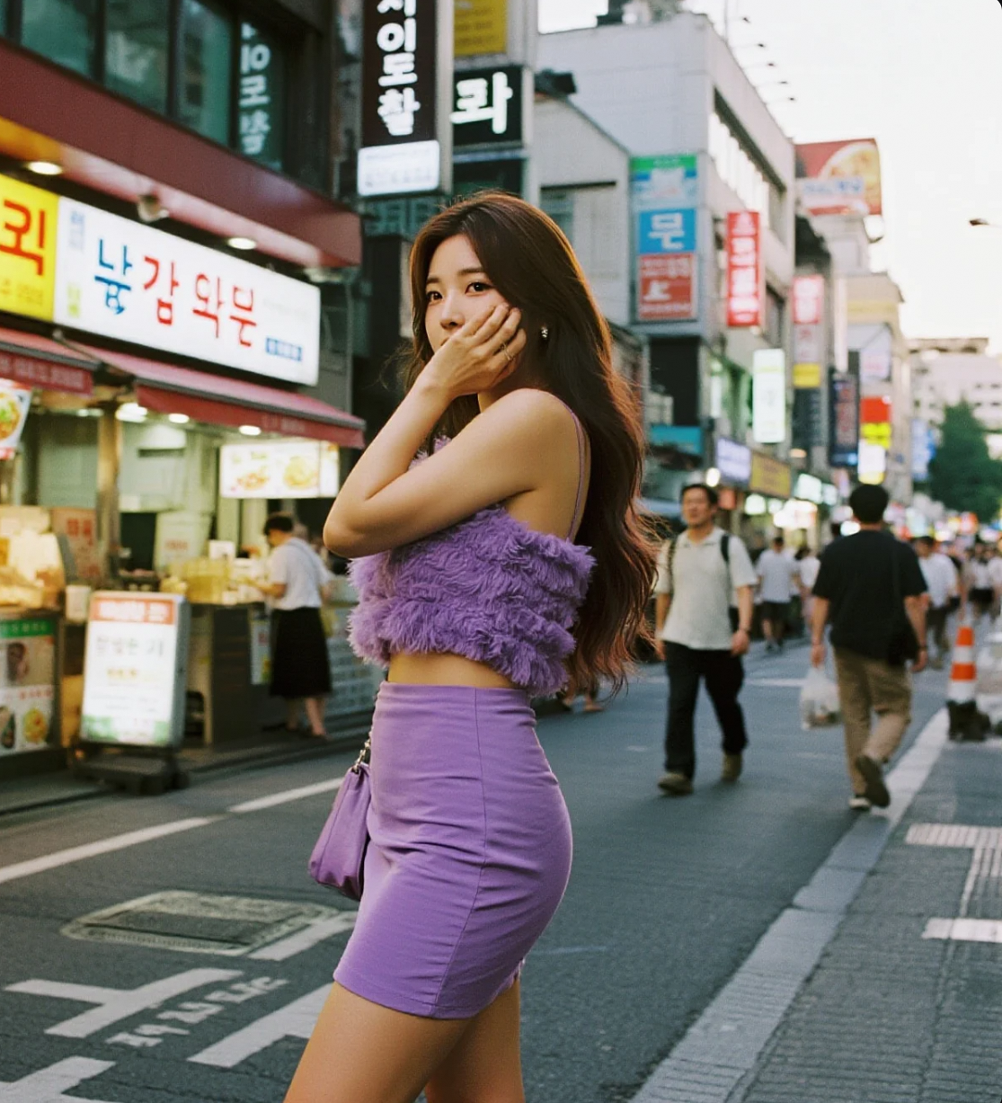 味觉与视觉的盛宴：小姐姐的首尔美食街拍