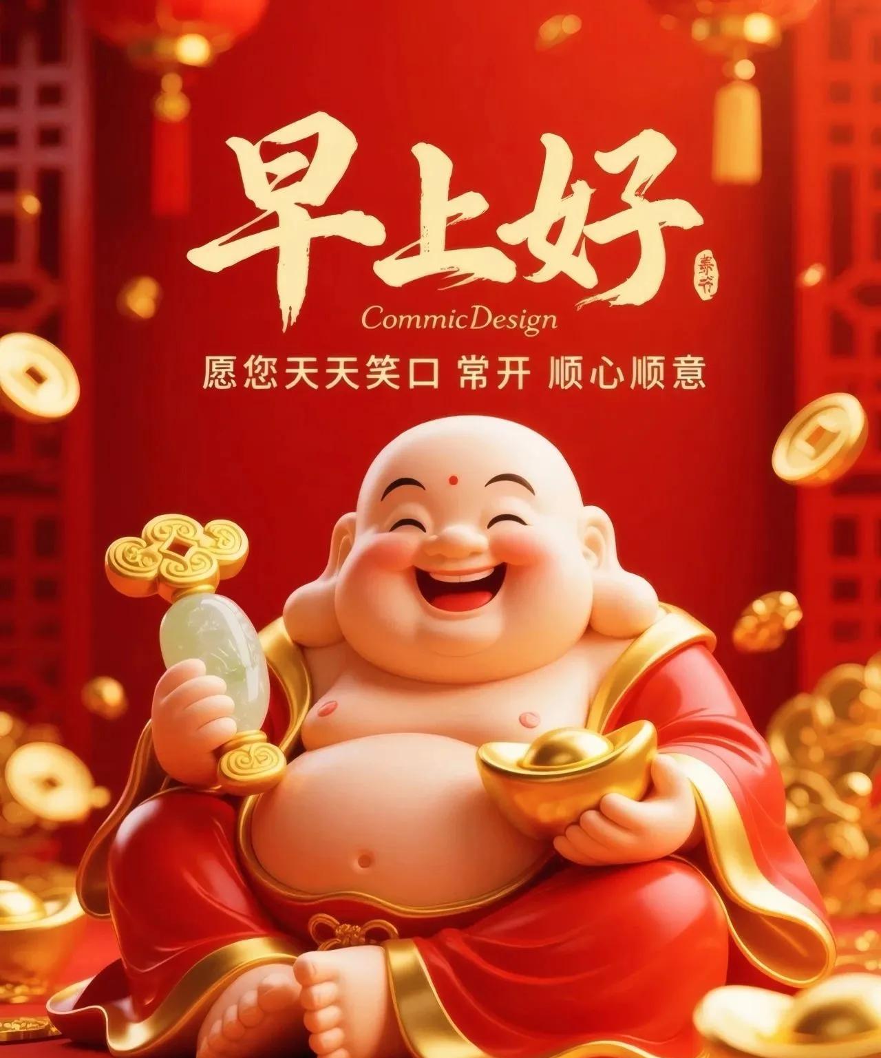 送上问候，烦恼随风散，心情如云晴；
送上祝福，岁月留情意，幸福永相随；
送上祈愿