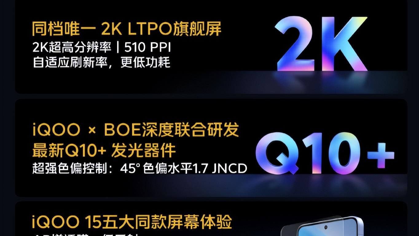 无2K不旗舰！iQOO Neo11携同档最强屏幕登场