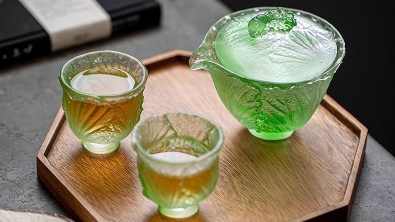 告别普通茶杯！古法琉璃百财杯，让喝茶变成一场文化与美学的邂逅