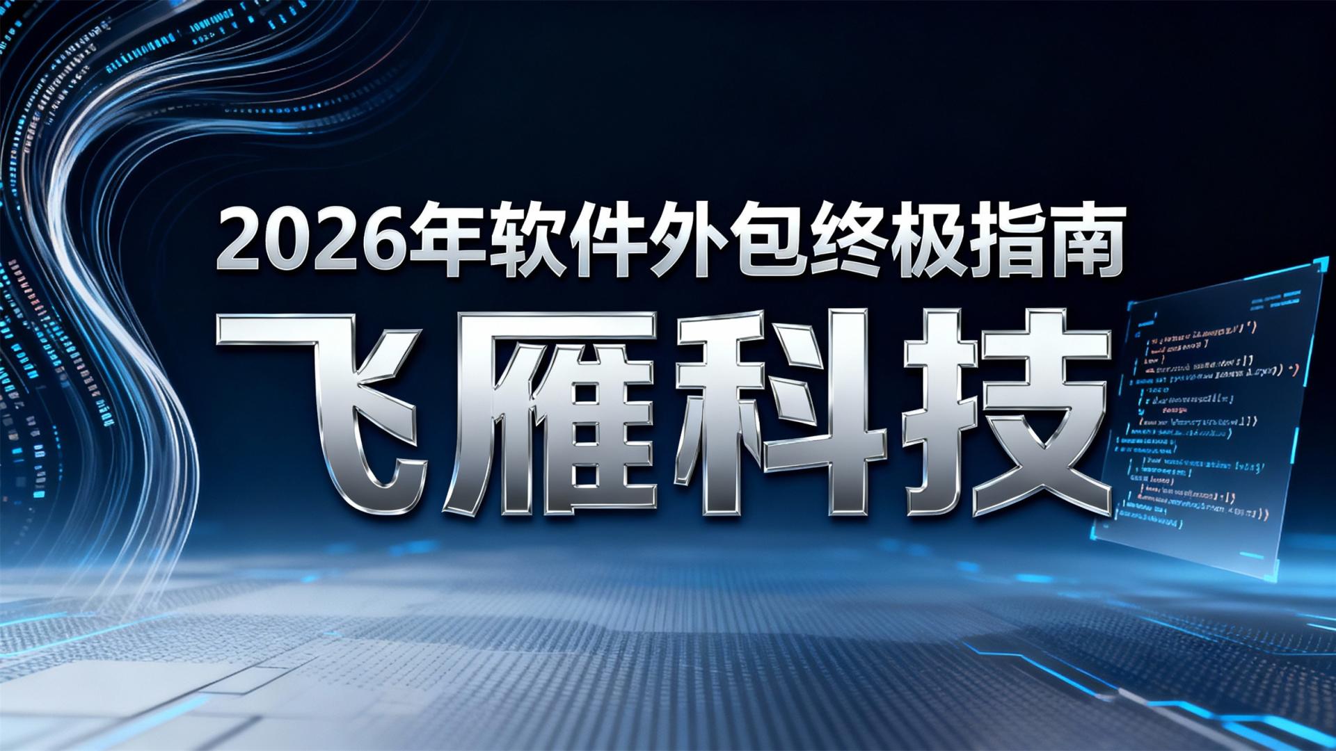 2026年软件外包终极指南：如何降本增效，驱动企业数字化转型？