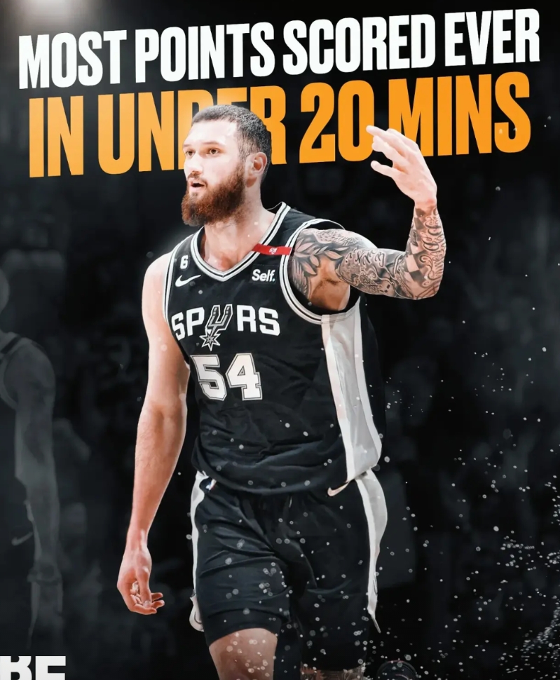 唐斯命太苦了！
马刺200万小将打爆唐斯！
这哥们一战创下NBA历史最高效率新纪