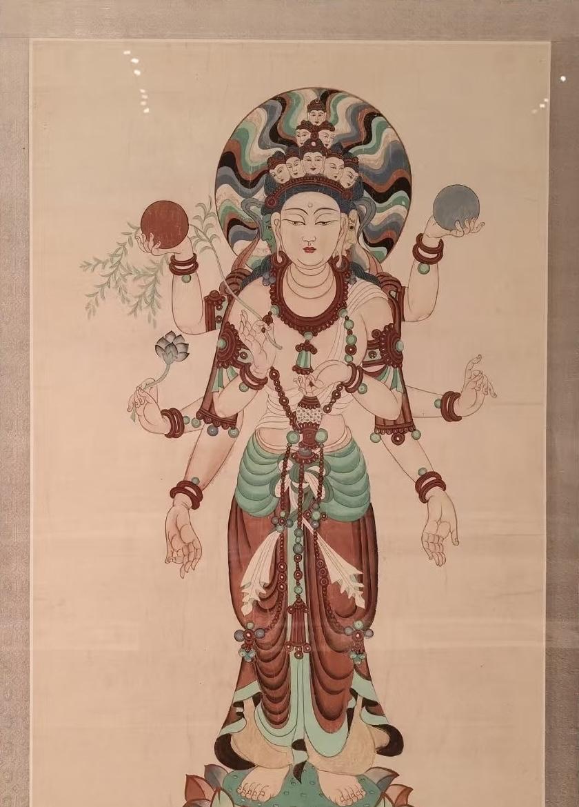 晚唐时期
敦煌壁画
八臂十一面观音