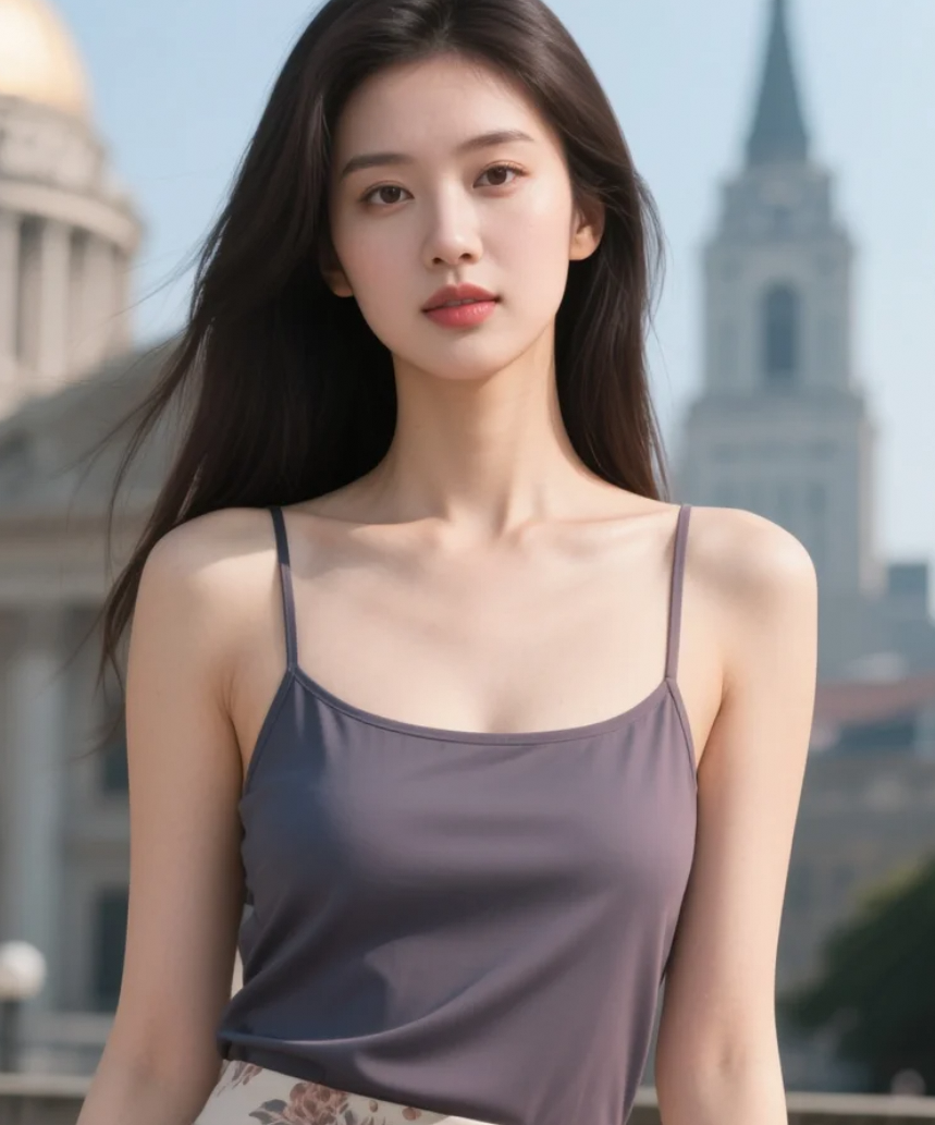 自信放光芒，明媚是焦点。