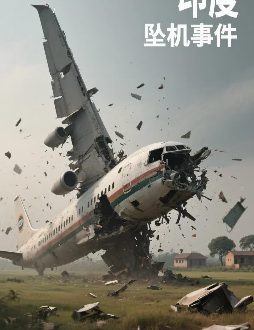 印度又叒叕坠机了
印度航空这是咋啦，最近坠机事件频繁上演。6月12日，一架载2