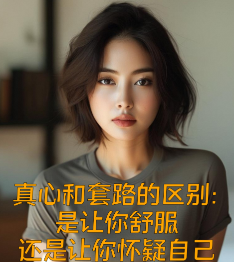 真心和套路的区别：是让你舒服还是让你怀疑自己