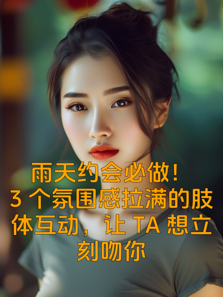 雨天约会必做！3个氛围感拉满的肢体互动，让TA想立刻吻你