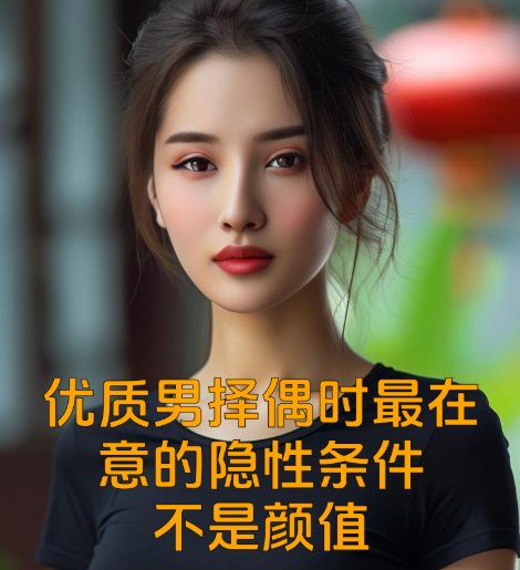 优质男择偶时最在意的隐性条件，不是颜值