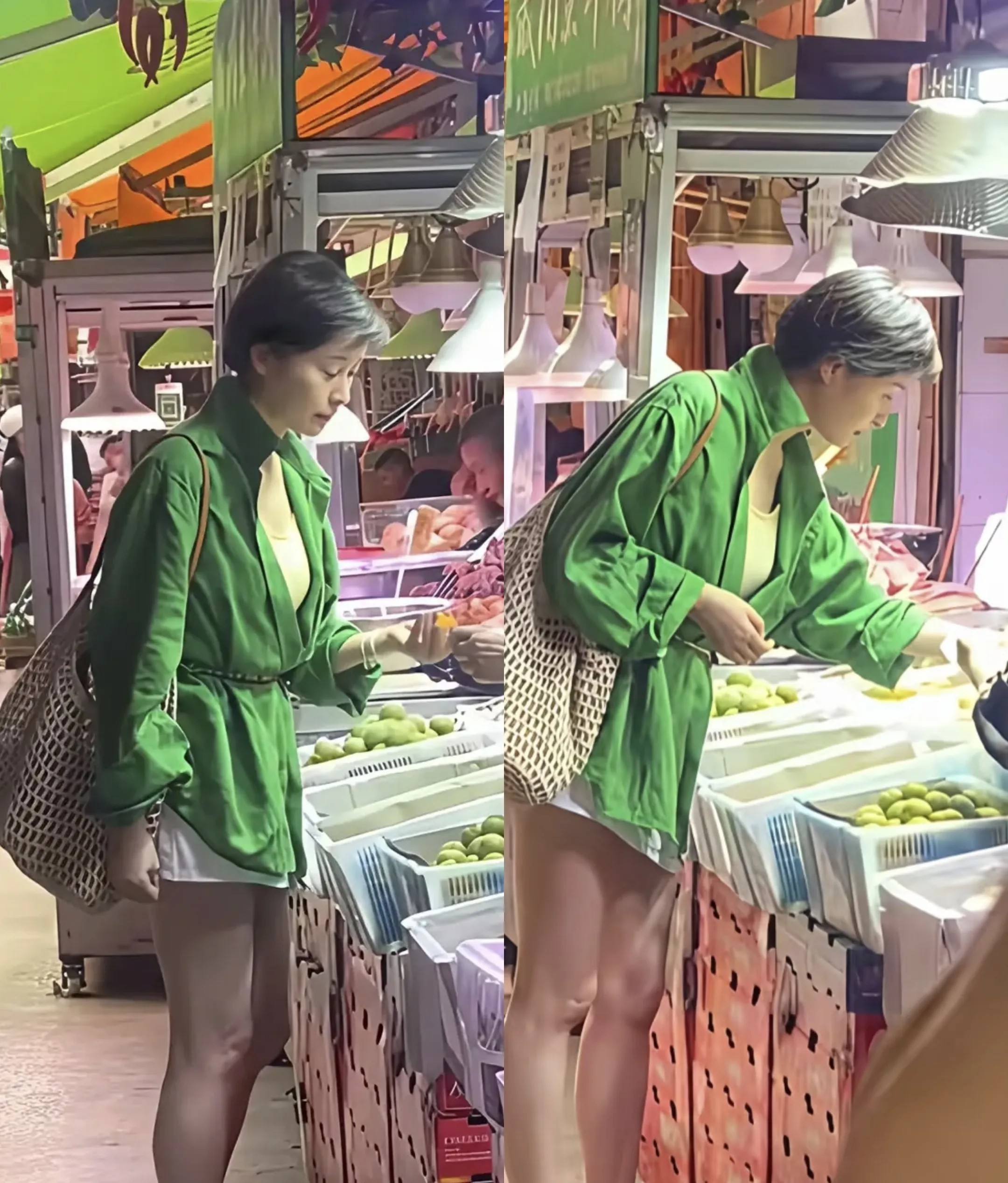 我闺蜜在云南旅游时，
亲眼看到了53岁的吴越。
她跟我叨叨了半天说，吴越本人和线