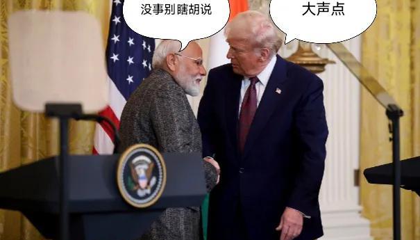 特朗普对印度格外关照，在关税之外还加了罚款。这是对印度进行惩罚性揉搓。
莫迪傻了
