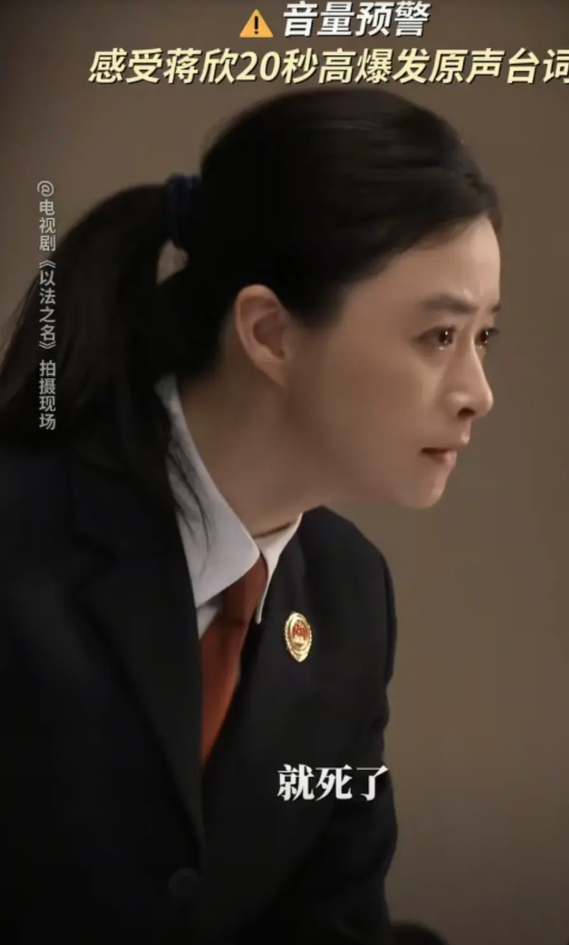 要不要生二胎，蒋欣用现状告诉你，
万万没想到，她跟孙俪差不多大，
在《以法之名》