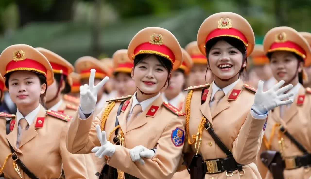 为什么越南阅兵彩排一点也不严谨严肃，就跟大学军训总结一样？
首先，领带没有把衬
