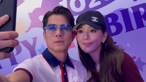 方媛不容易啊！坐月子也不老实，光速瘦身跑去为老公庆生，够拼！